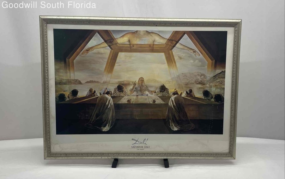 Framed The Sacrament Of The Last Supper Wall Decor Art Print By Salvador Dali