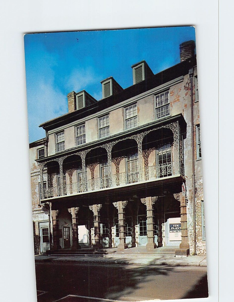 Postcard Dock Street Theatre Charleston South Carolina USA