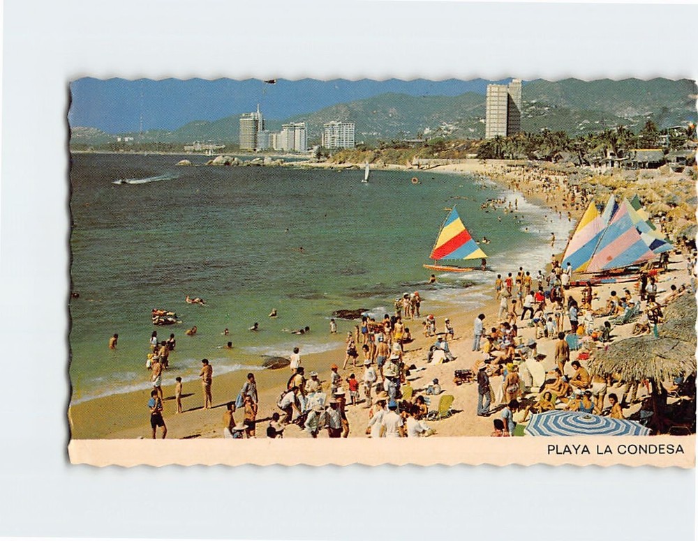 Postcard Playa La Condesa Mexico