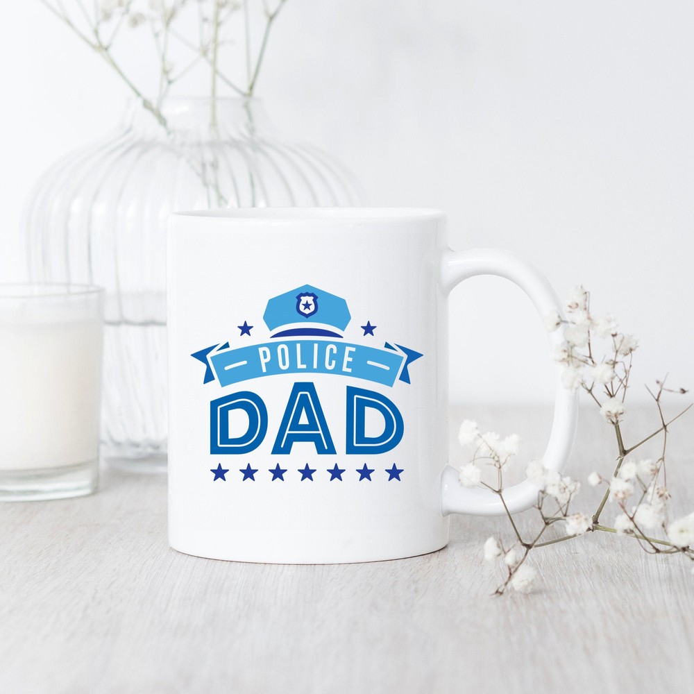 Police Dad Mug Police Officer Dad Mug Policeman Dad Gift Police Dad Mug Police