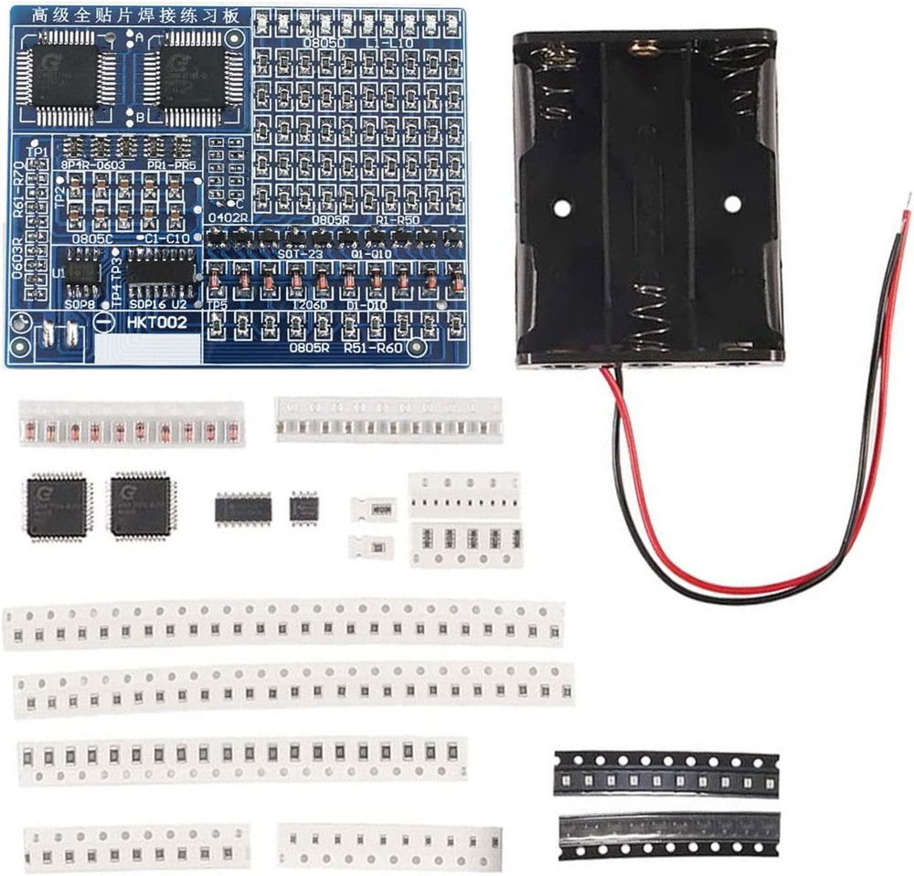 SMD/SMT Components Practice Board - Electronic Project Kits DIY Soldering Skill