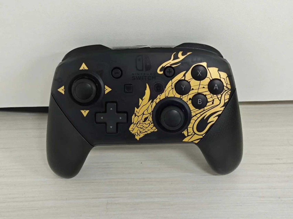 Nintendo Switch Pro Controller Monster Hunter Rise Edition New Sealed
