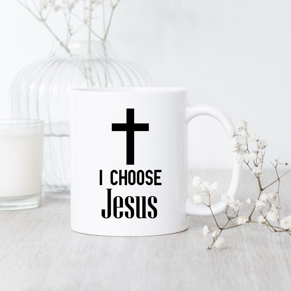 Christian I Choose Jesus 2 Mug Christian Mug Christian Gift Gift For Christian