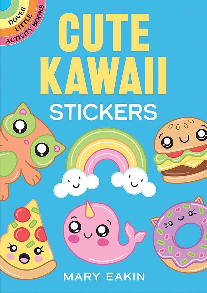 Cute Kawaii Stickers by Mary Eakin (English) Paperback Book