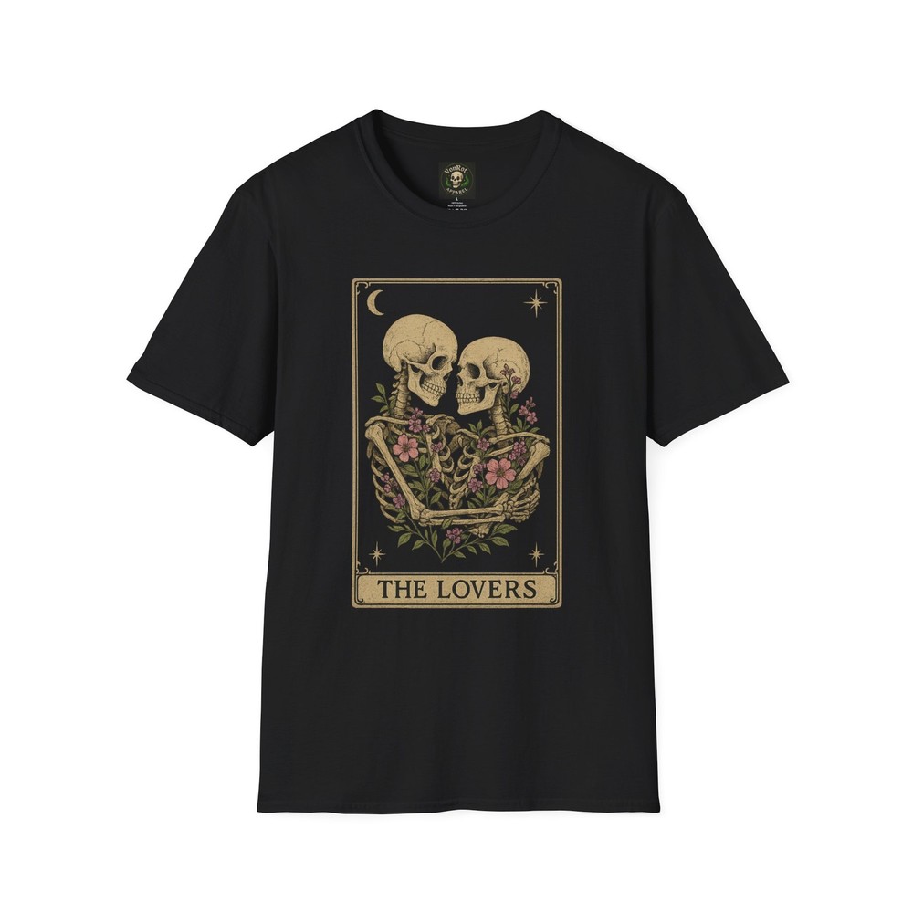 The Lovers Tarot T-Shirt | Gothic Romance, Floral