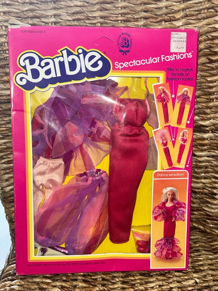 Vintage 1983  Barbie Spectacular Fashions Dance Sensation Doll Outfit Mattel