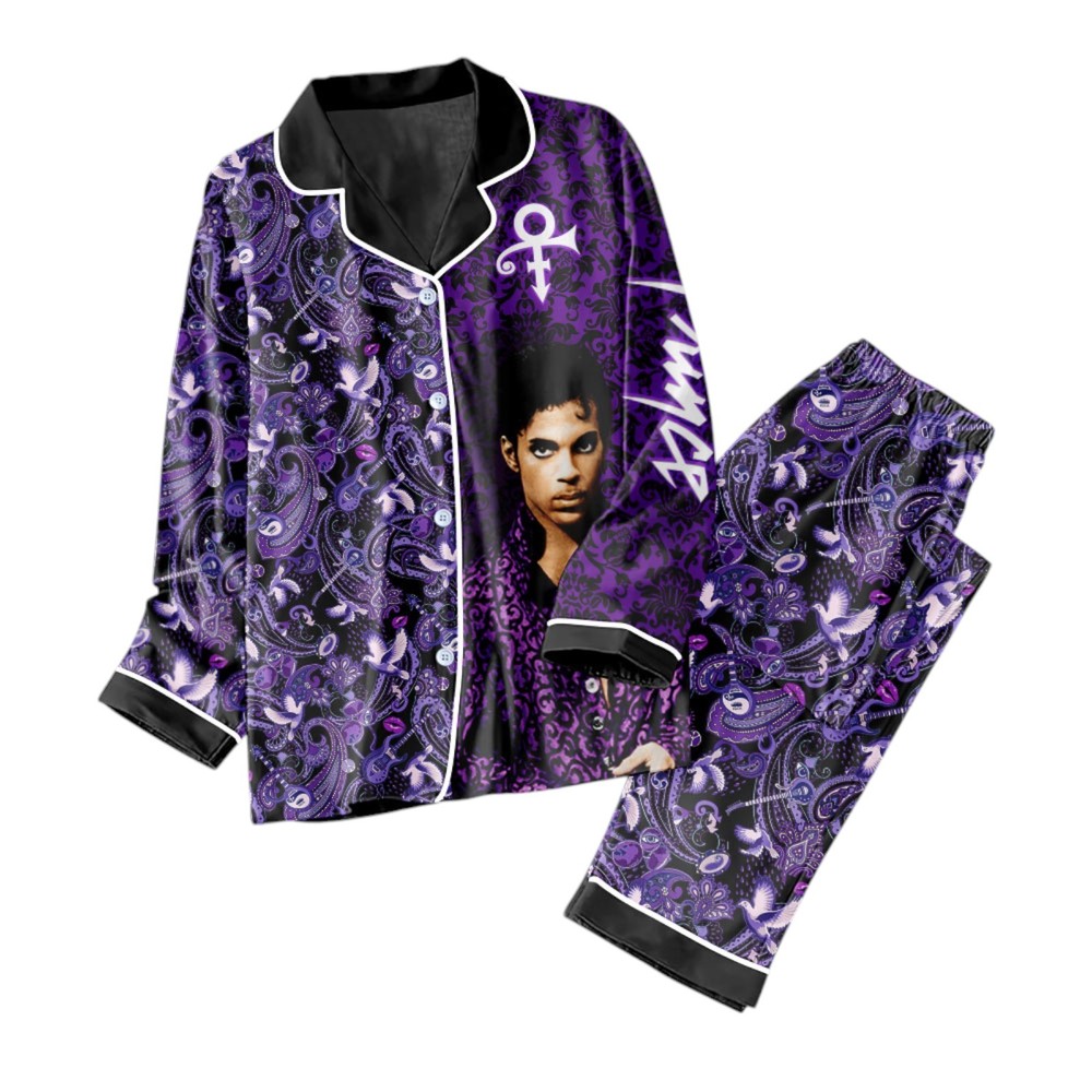 Prince Button Down Pajamas Set 8211 VANDH 770