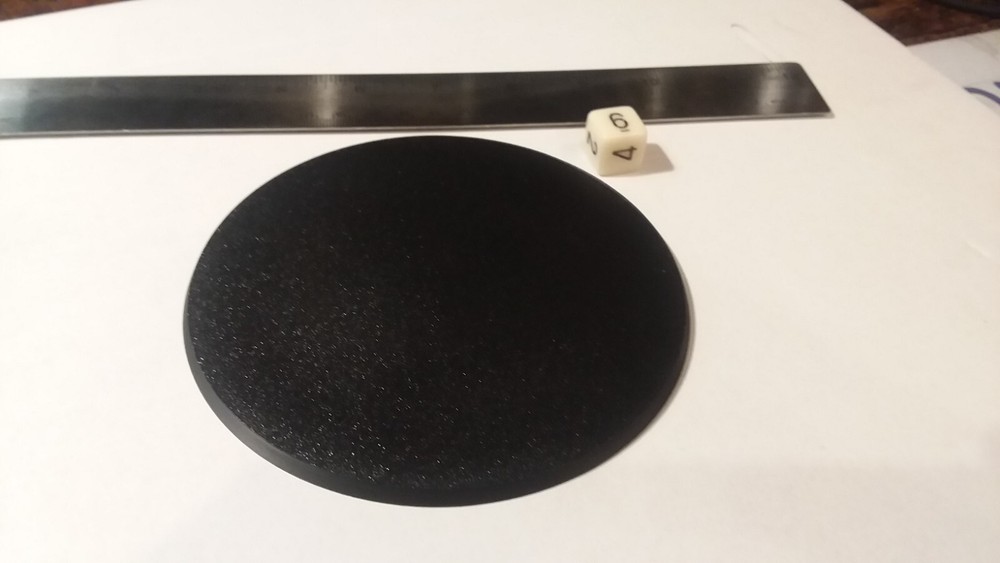 130mm Round Base For Warhammer 40k & AoS Bitz Heavy Gear - 1 Base