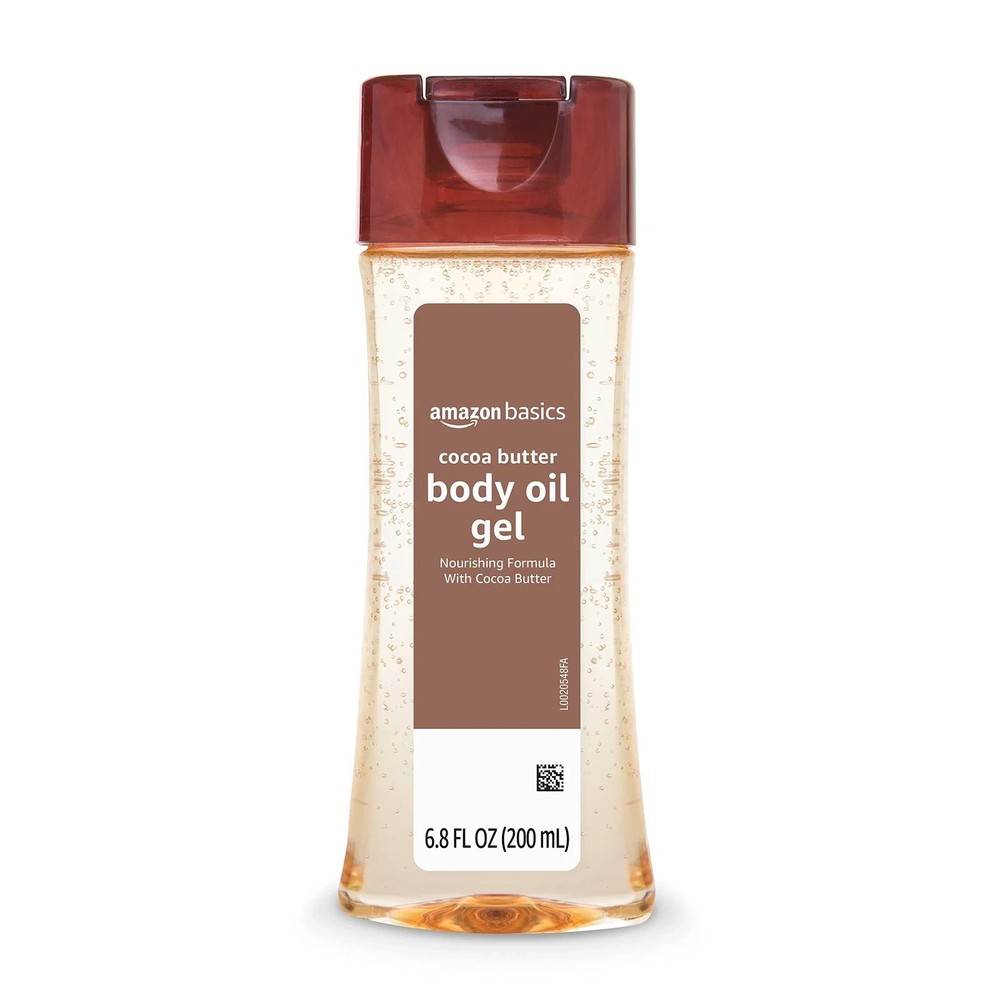 Body Oil Gel with Cocoa Butter, Paraben Free, 6.8 Fl Oz (Pack of 1) (Previous...