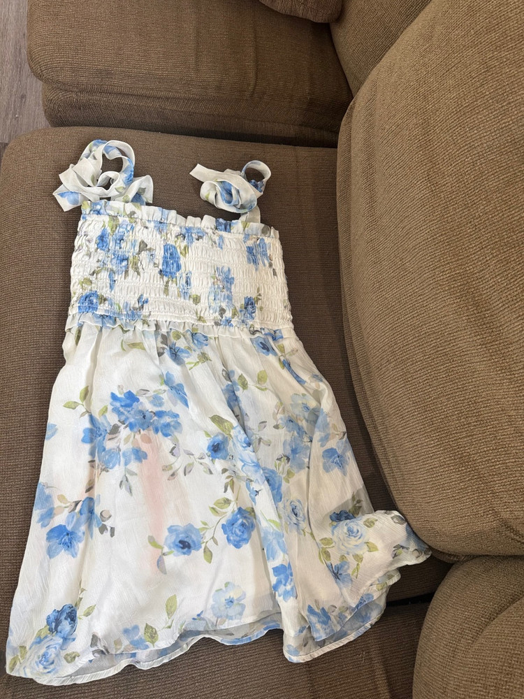 Altar'd State- Blue and White Dress