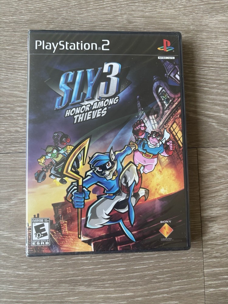 SEALED Sly 3: Honor Among Thieves (Sony PlayStation 2, PS2, 2005)