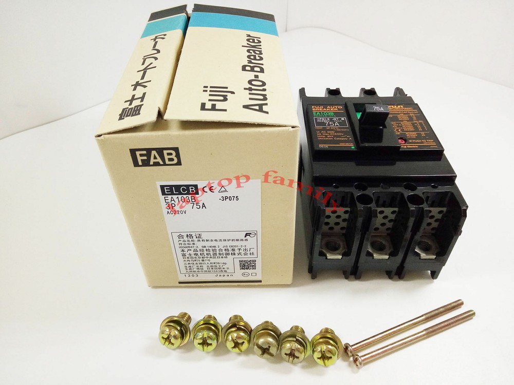1PC New For EA103B 3P 75A AC220V Circuit breaker