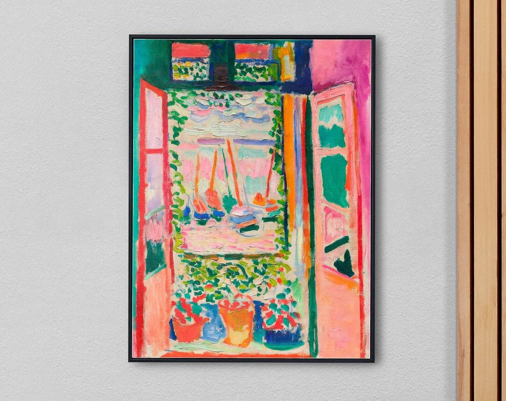 Open Window Matisse Print Colorful Poster Print Open Window Print Open Window