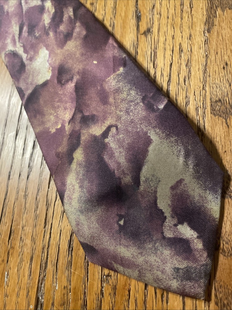 Vintage EUC Altea Milano Abstract Silk Tie Men’s Necktie Made In Italy