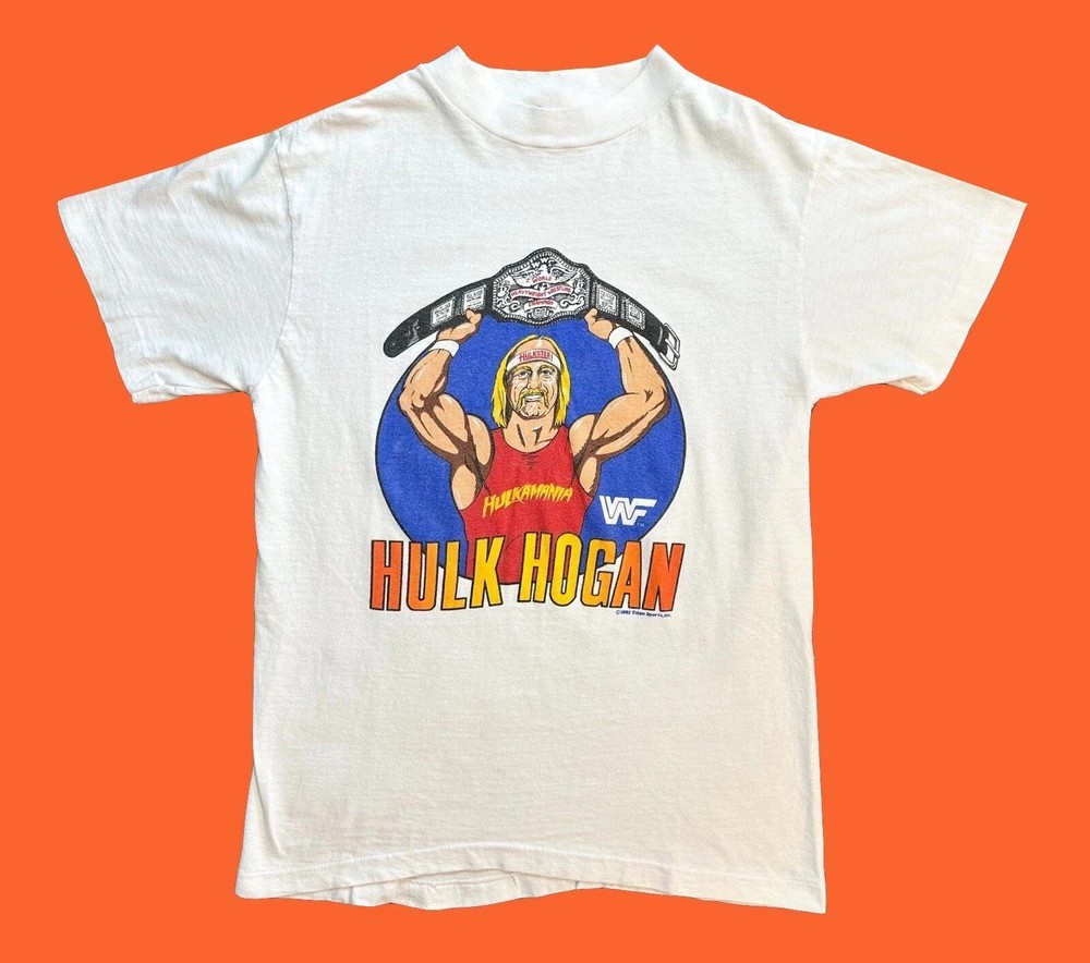 Reprint Hulk Hogan Hulkamania 1985 White Colour S to 5XL Shirt VK244