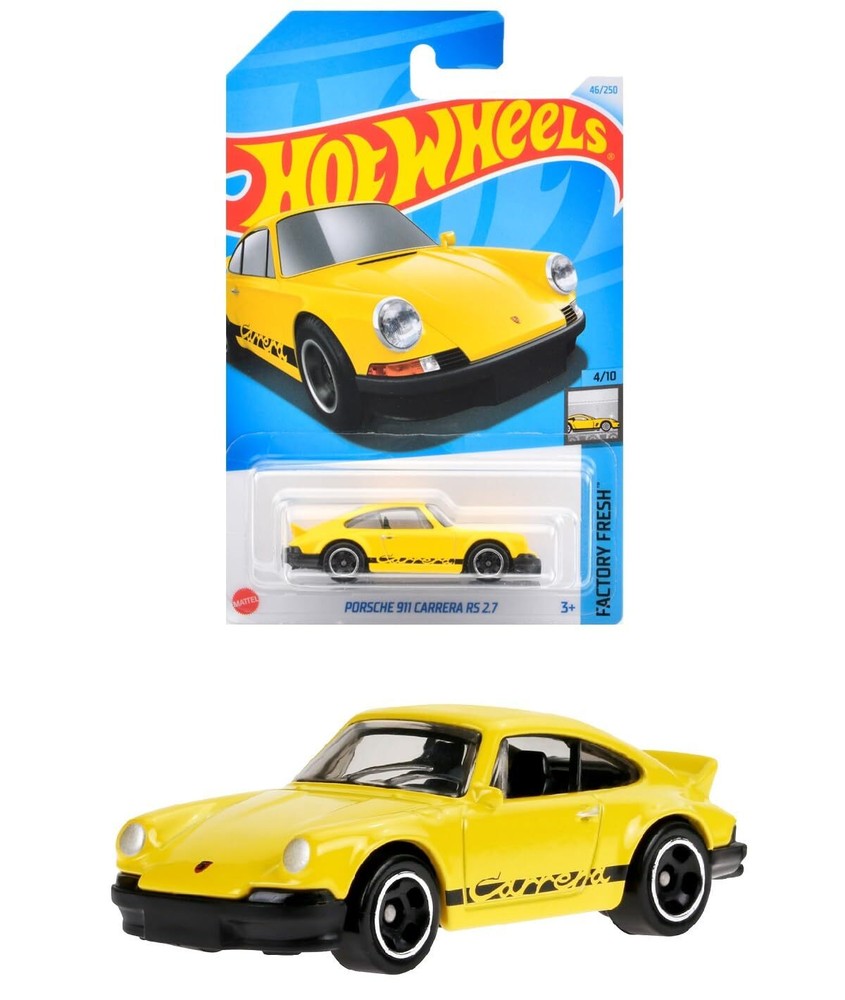 Hot Wheels Basic Car Porsche 911 Carrera RS 2.7 Mini Car 3+ HXP85