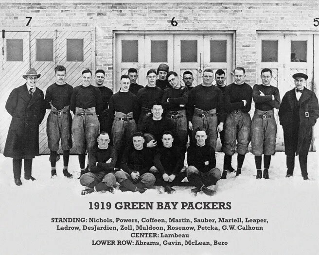1919 Green Bay Packers Team Football Roster 8x10 PHOTO PRINT