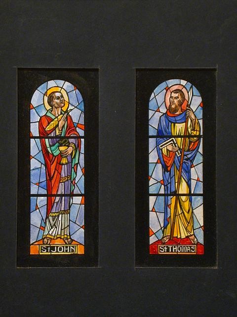 Photo:St John St Thomas Stained Glass Window Design 1950s-1990s