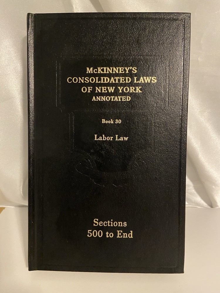 McKinney's Consolidated Laws of New York Annotated Book #30 500 To End New