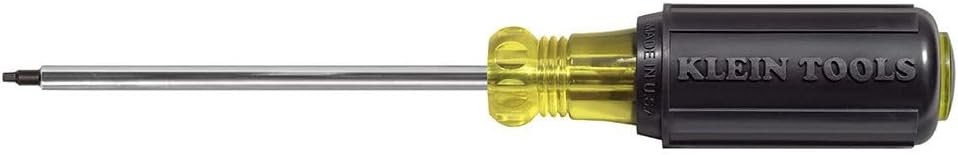 Klein Tools 662 4-Inch #2 Square-Recess Screwdriver Made in USA Black