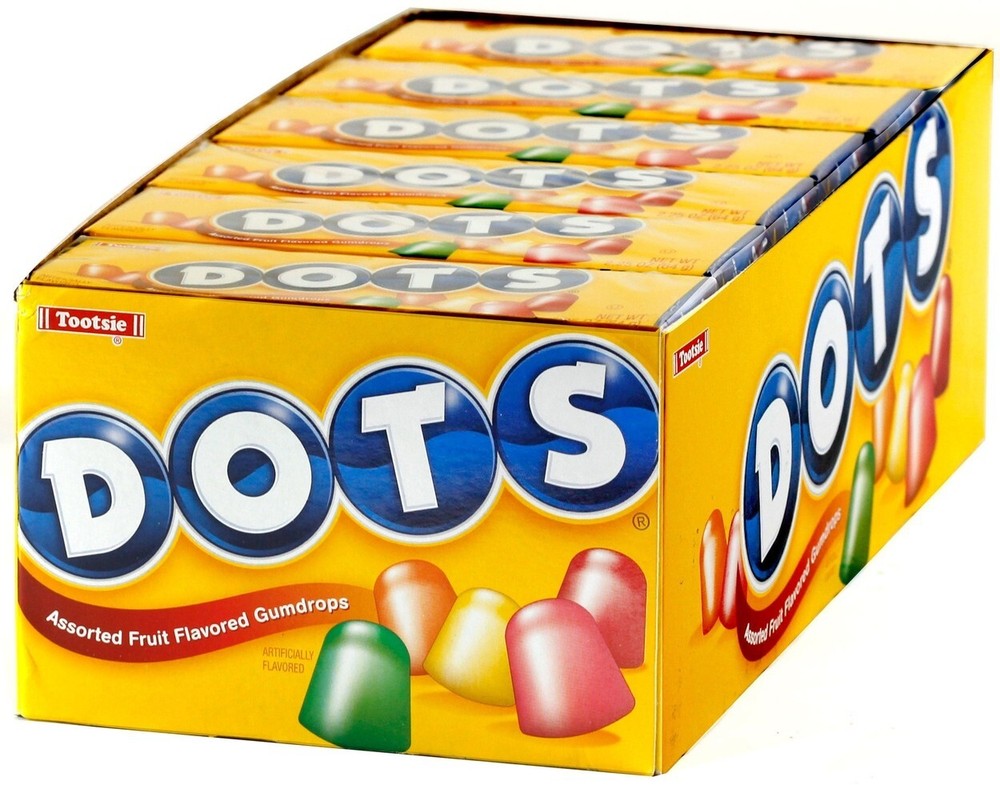 72 Wholesale Dots Original CANDY 6.5 Oz Box In Shipper