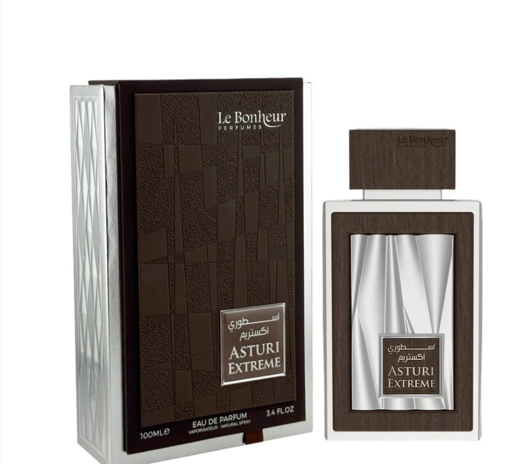 Le Bonheur Perfumes Asturi Extreme Eau de Parfum Spray 3.4 fl oz Regular Size