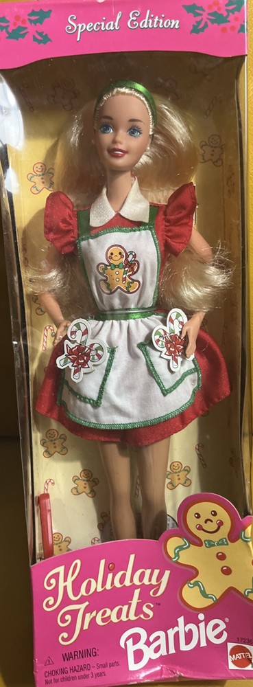 NEW! Vintage Barbie Doll 1997 Mattel Barbie Holiday Treats Special Edition