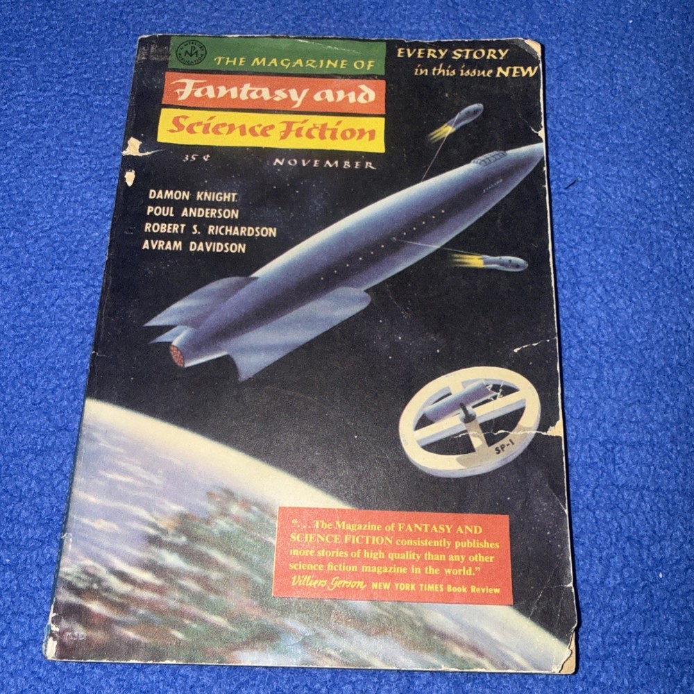 Vintage Science Fiction Fantasy Paperback Book Magazine Sci Fi Space 1957 Ships