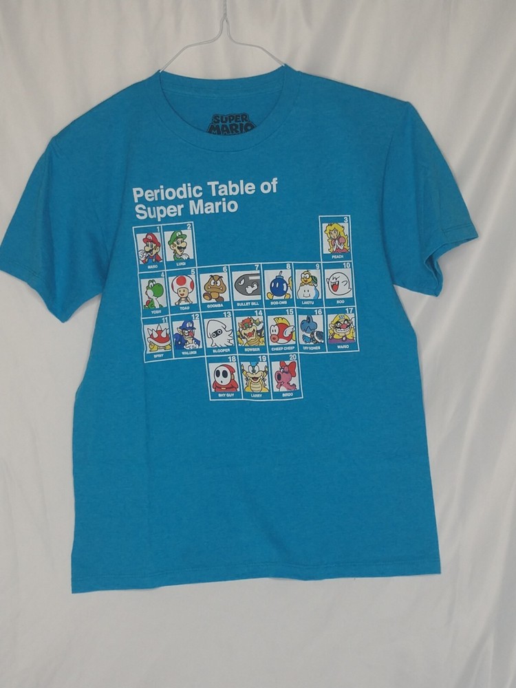 Periodic Table Of Super Mario Super Mario Brothers Medium 2017 Nintendo