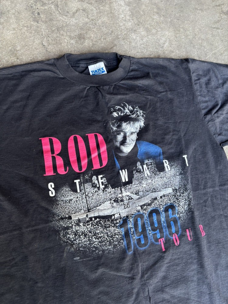 Rod Stewart In The Round 1996 Tour Winterland Shirt Size XL Vintage
