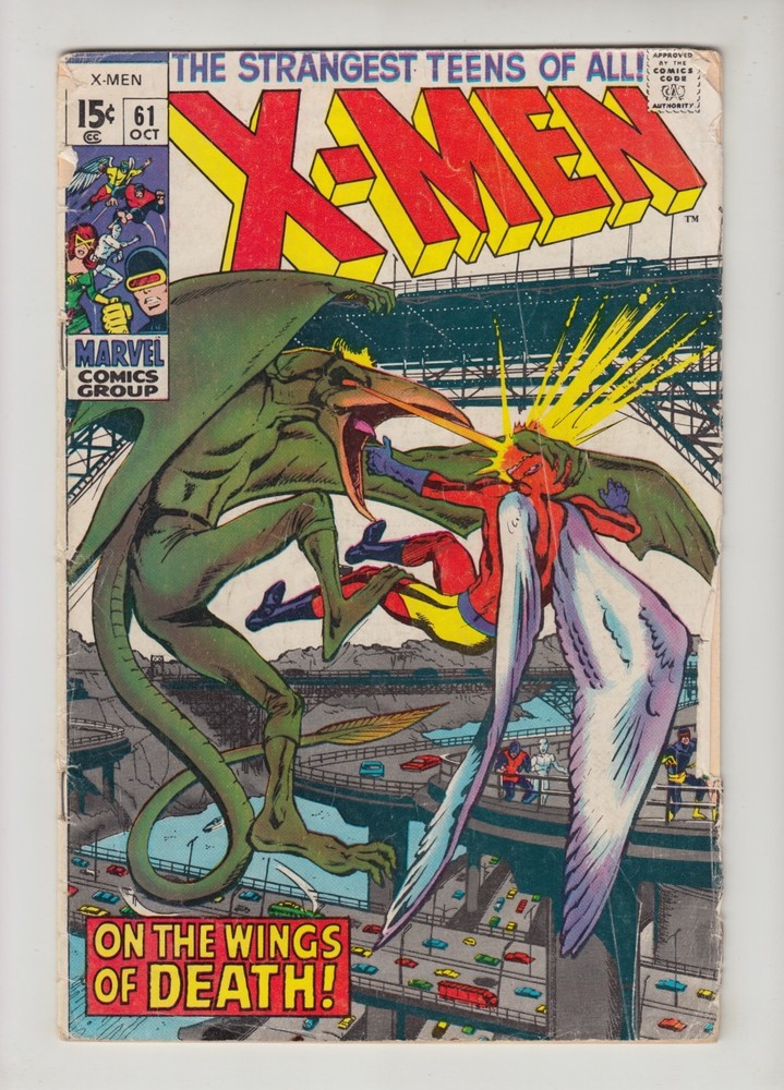 X-Men #61 Vg- 3.5 Marvel Comics 1969 *Neal Adams