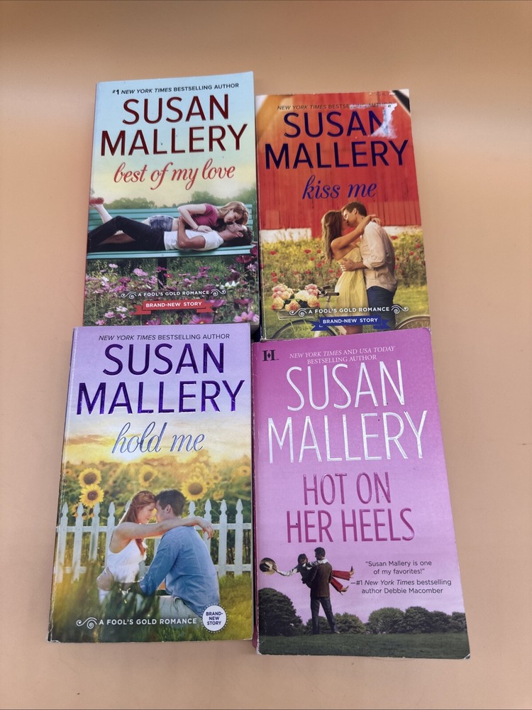 Susan Mallery Book Lot of 4 Romance Books HQN Paperbacks