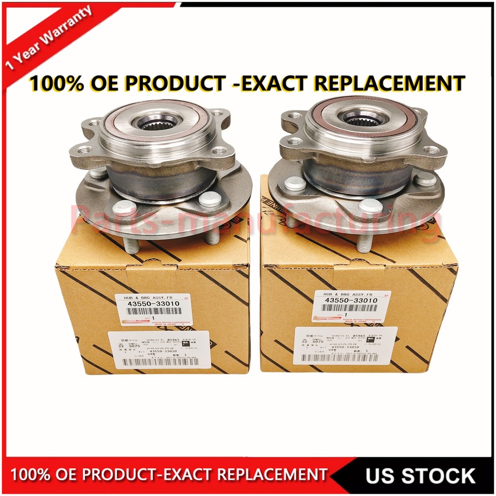 OEM For Toyota Camry 2018-2023 Front LH&RH Wheel Hub Bearing Assembly