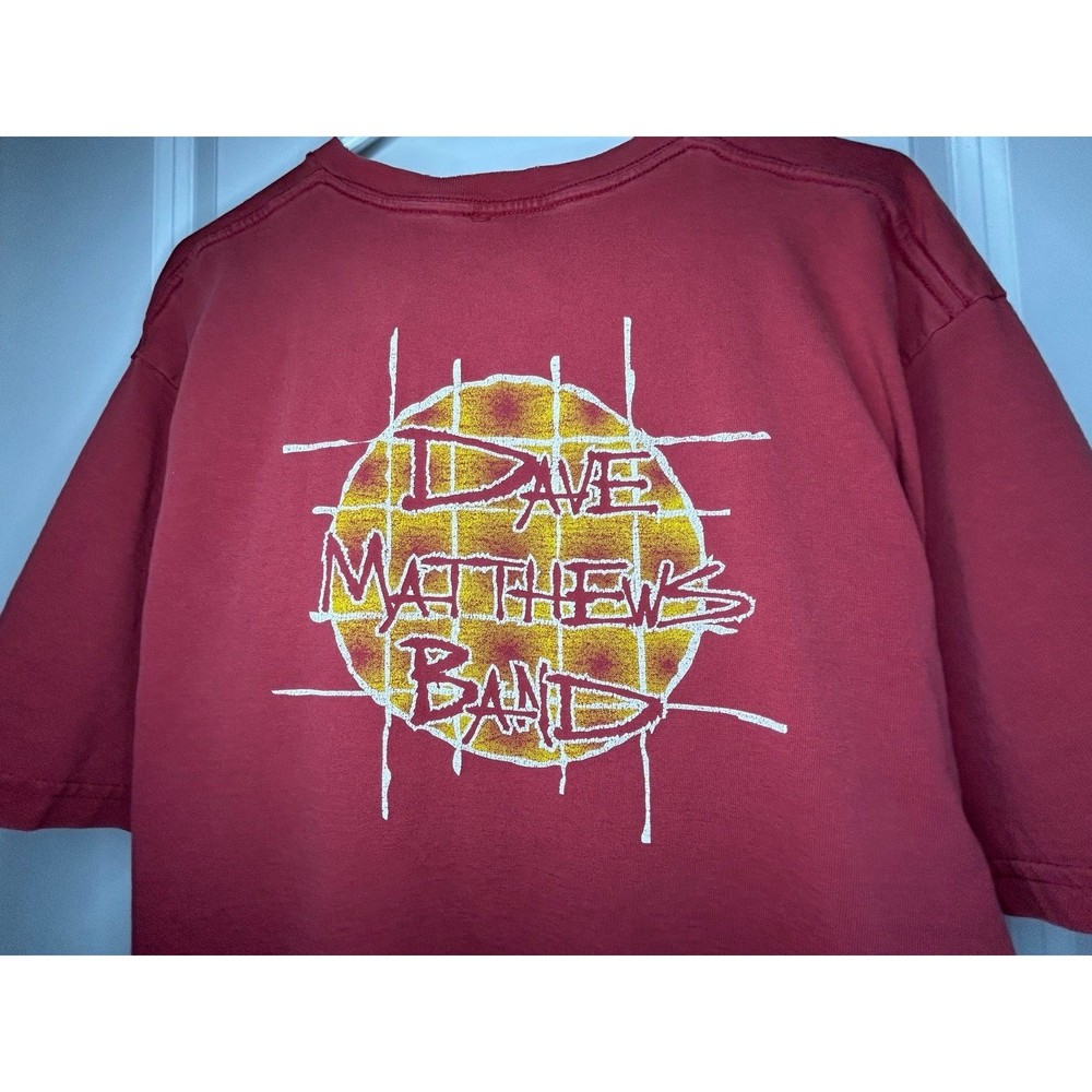 Vintage 90's Dave Mathew's Band Rock Music Band T-Shirt Size Mens Large
