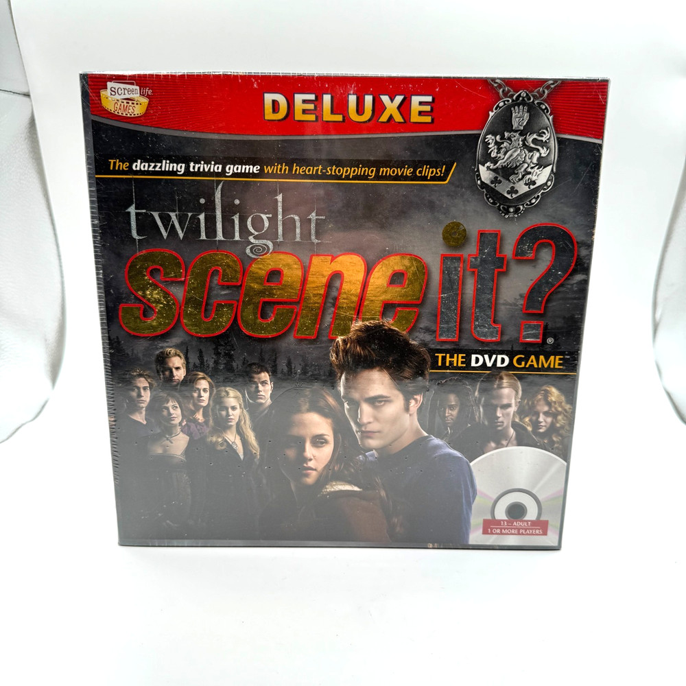 Twilight Scene It DVD Game Deluxe Edition New Sealed 2009 Movie Trivia Party USA