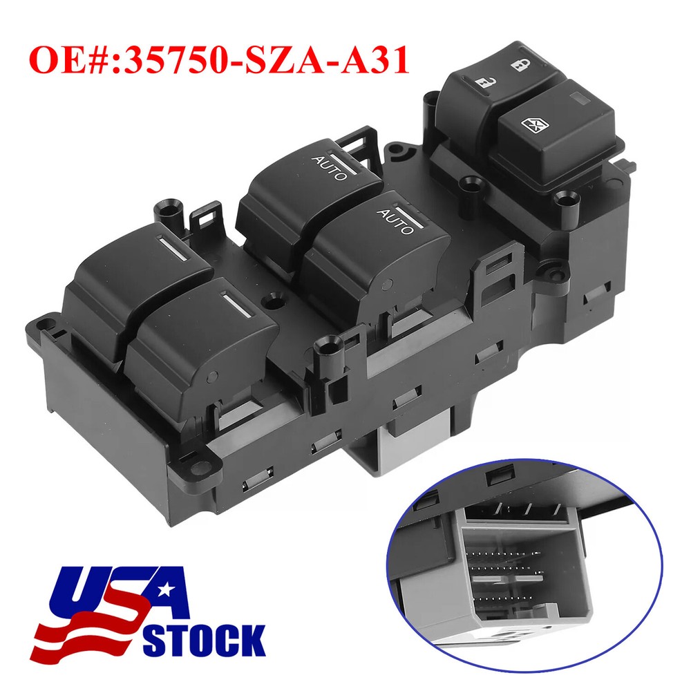 Car Door Power Window Master Switch for Acura ILX 2012-2018 35750-SZA-A31