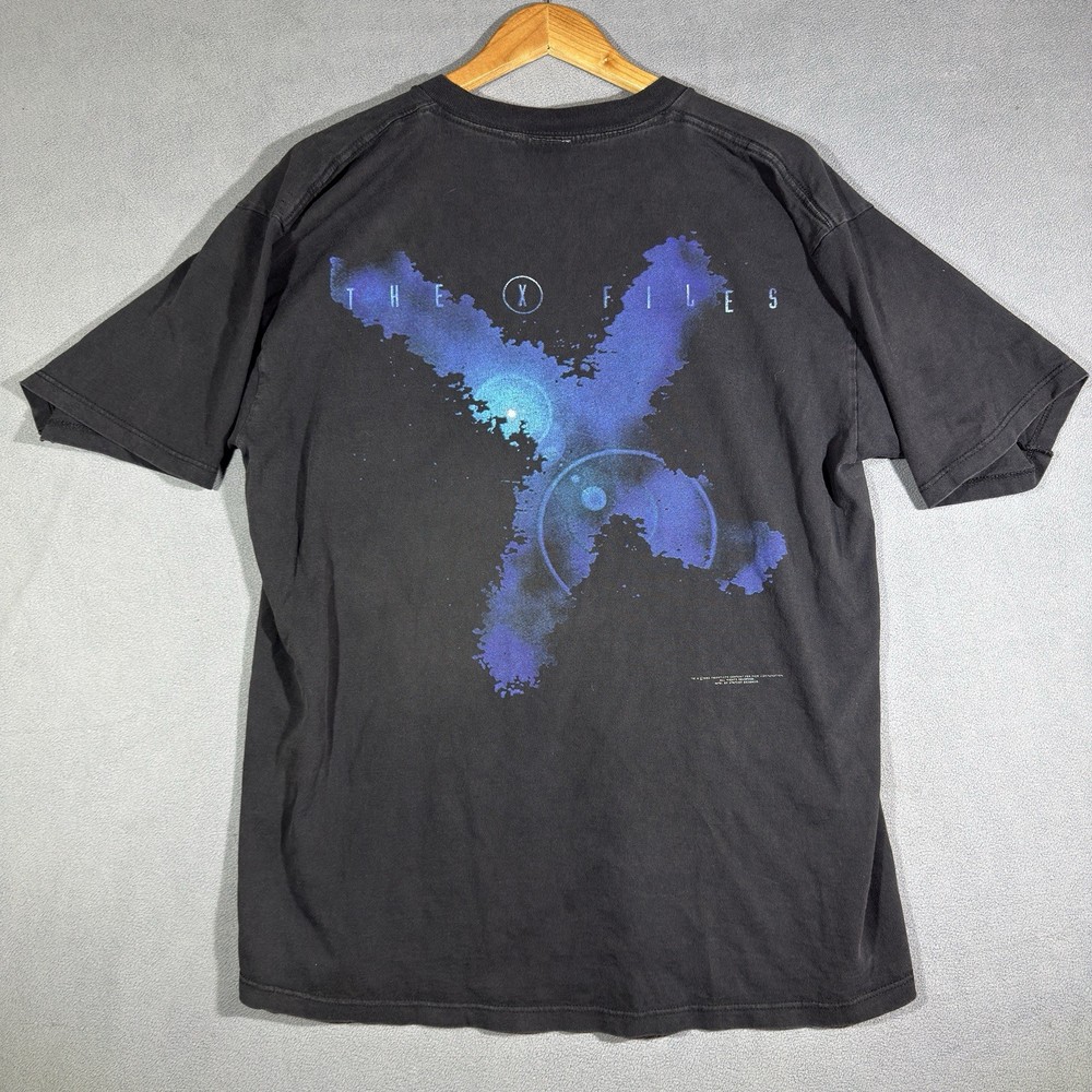 Vintage The X FIles Trust No One T Shirt 1995 XL 24x28 Double Sided