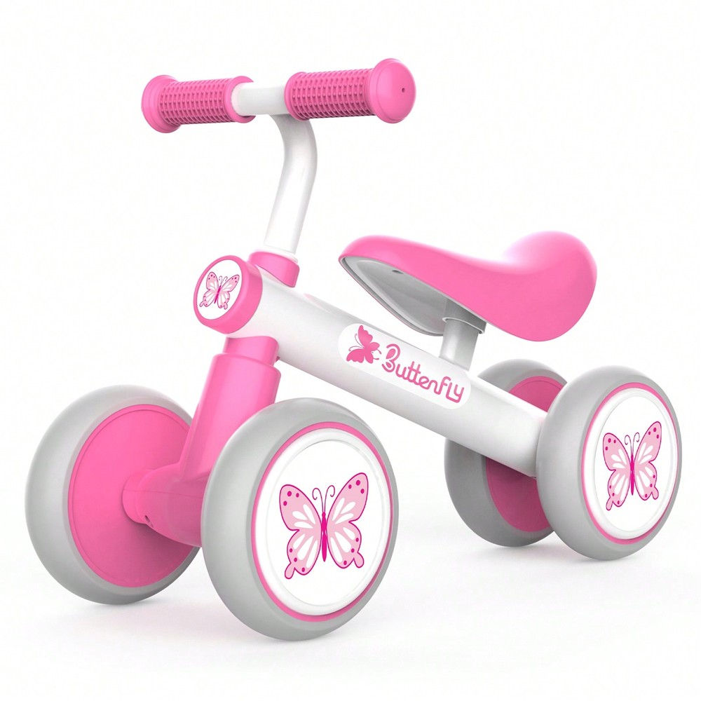 Baby Balance Bike Durable Toddler Riding Toy With Silence Wheel Non-Slip Tires