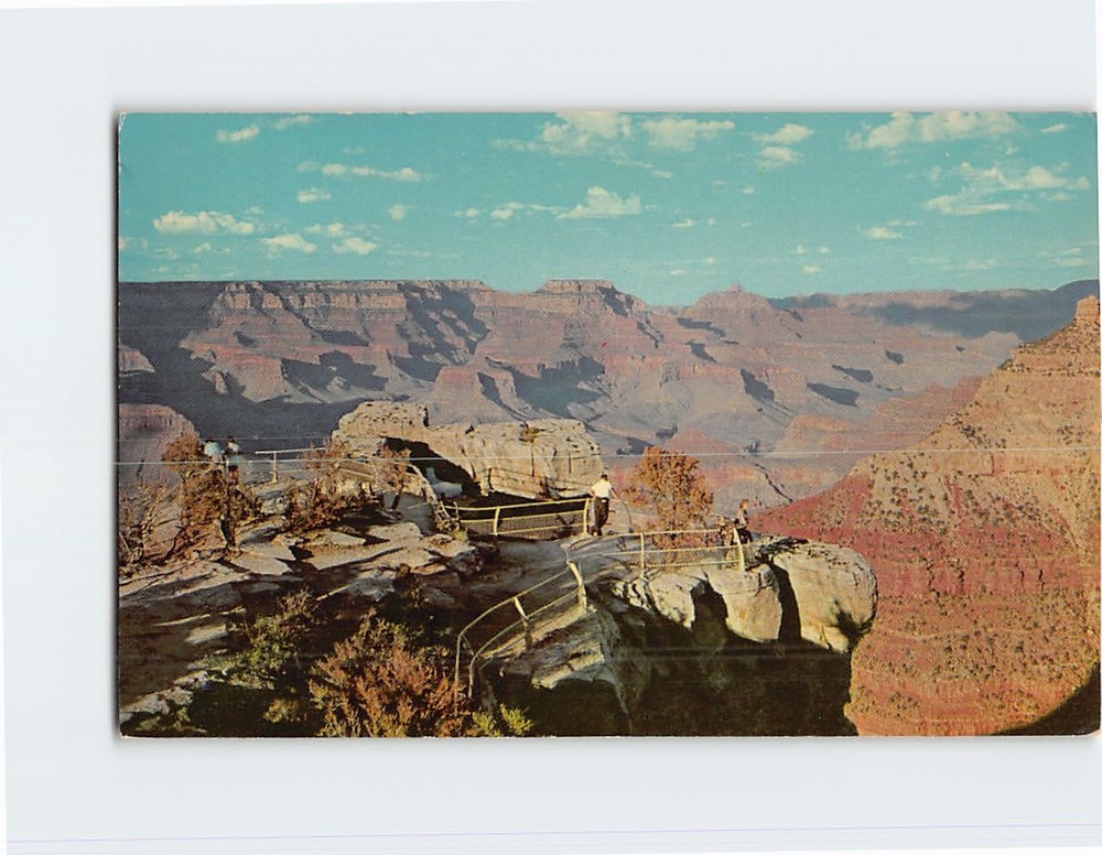 Postcard Lookout At Mather Point Grand Canyon National Park Arizona USA