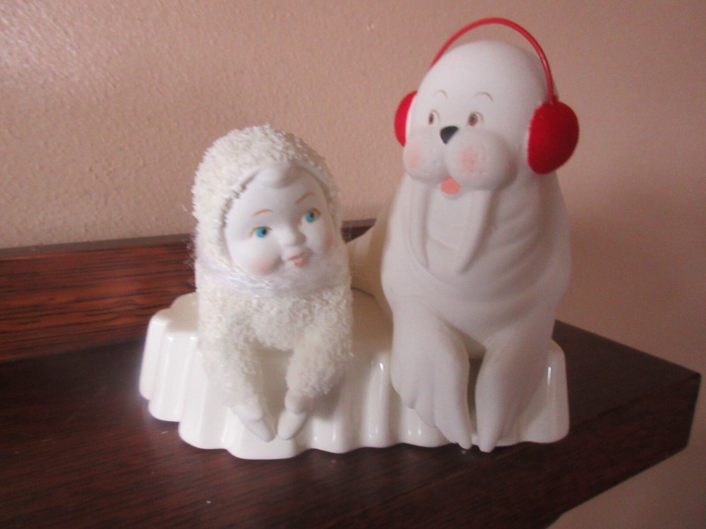 Department 56 Snowbabies Clap On Christmas Figurine Collectible