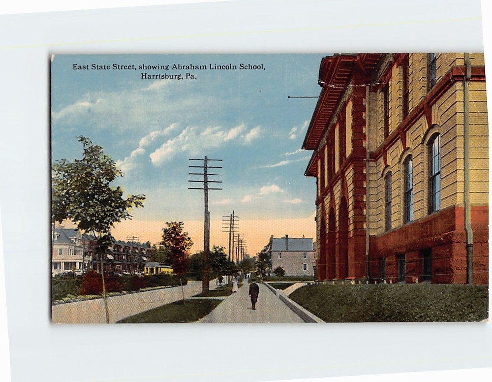 Postcard East State Street Harrisburg Pennsylvania USA