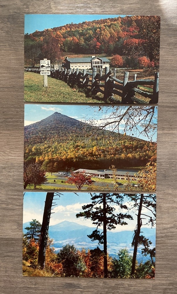 Peaks of Otter Virginia Vintage Postcard Lot Lodge Restaurant 1966