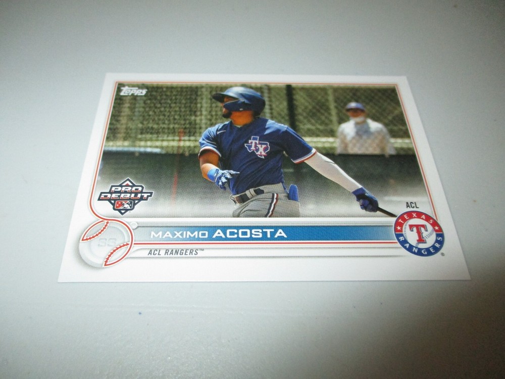 Maximo Acosta 2022 Topps Pro Debut Baseball Card PD-151