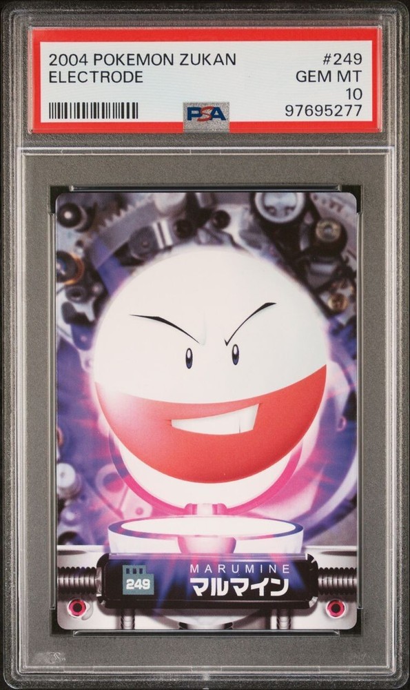 PSA 10 GEM MINT Electrode #249 Carddass Zukan Adv. Gen. Bandai Pokémon TCG POP 1