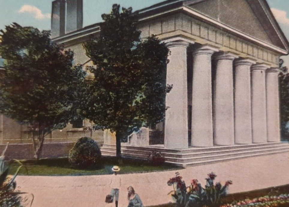 Curtis-Lee Mansion Arlington VA Virginia Antique Postcard Posted 1924