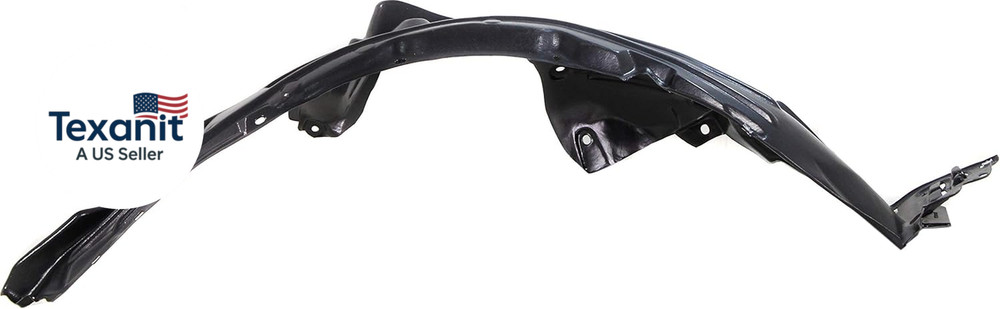 Fender Liner Compatible with 2015-2017 Honda Fit Front, Passenger Side