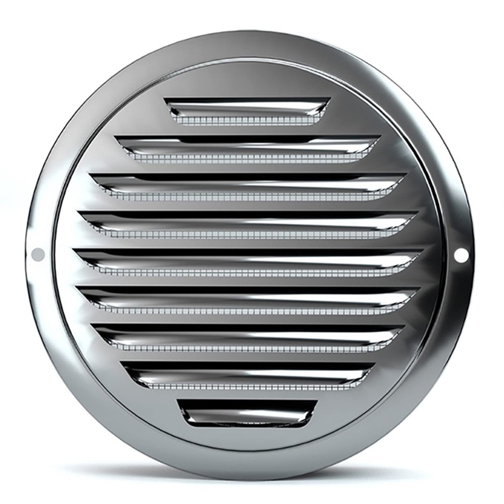 8 Inch Stainless Steel Air Vents, Louver Grille round Vent Cover Wall Ventilatio