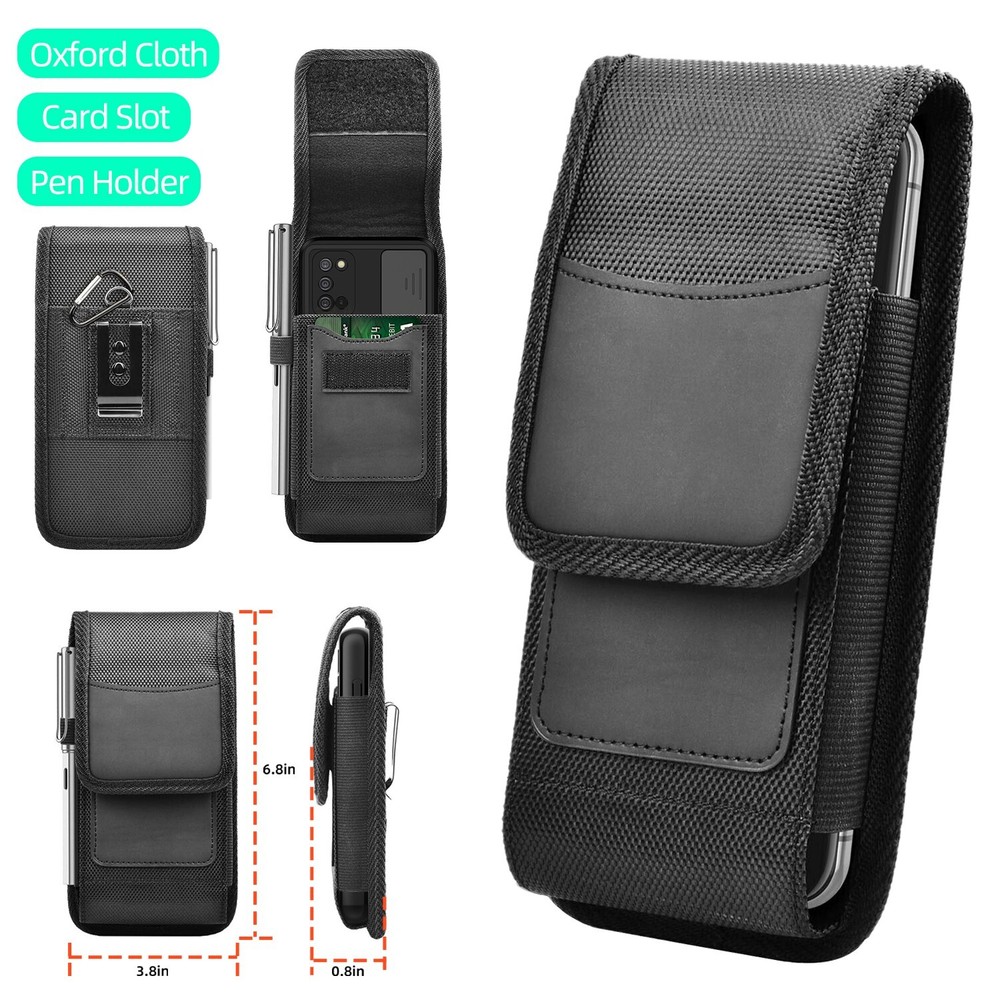 Premium Phone Holster with Card Slot - Belt Clip Pouch for Samsung S23/S22/S21