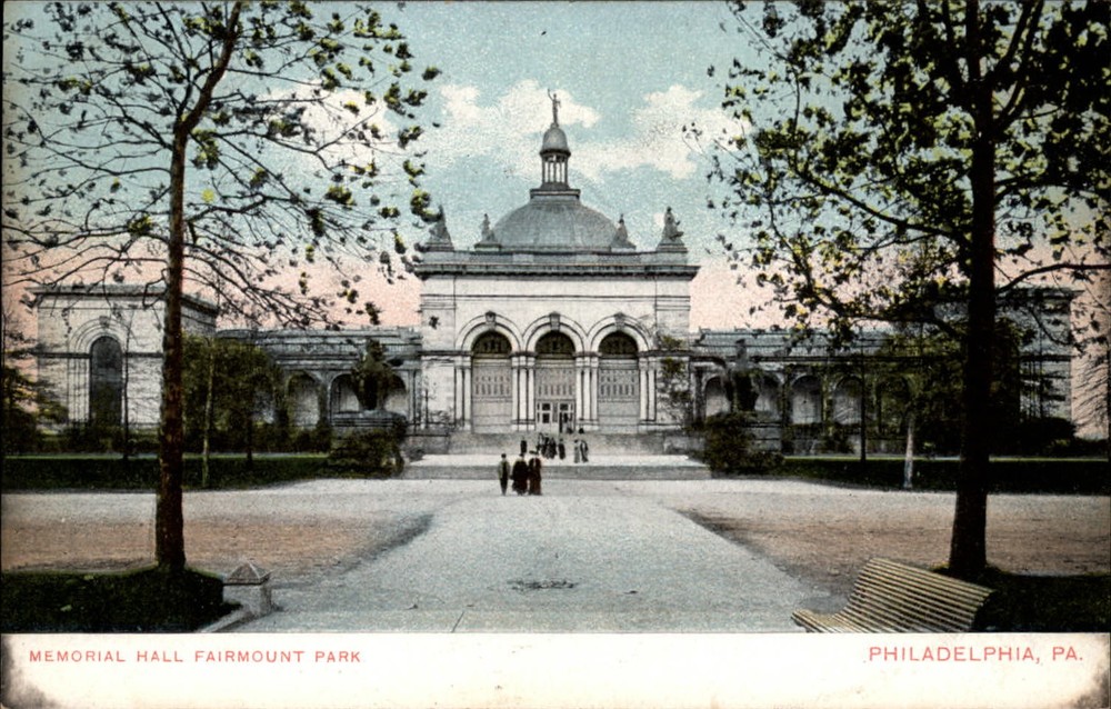 Memorial Hall Fairmount Park Philadelphia Pennsylvania PA ~ unused c1905 UDB