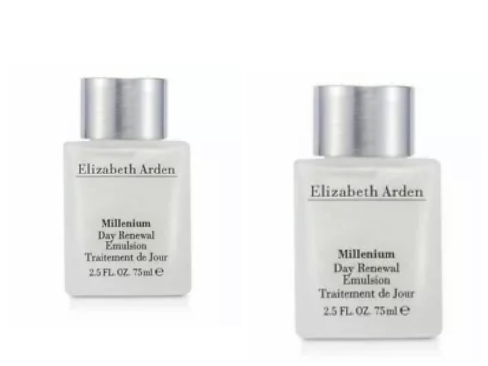 2 Pack ELIZABETH ARDEN Millenium Day Renewal Emulsion 75mL w/o box BRAND NEW